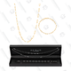 A Giana Bernini Paperclip Link Necklace & Bracelet 2-Pc. Set is shown in silver and gold.